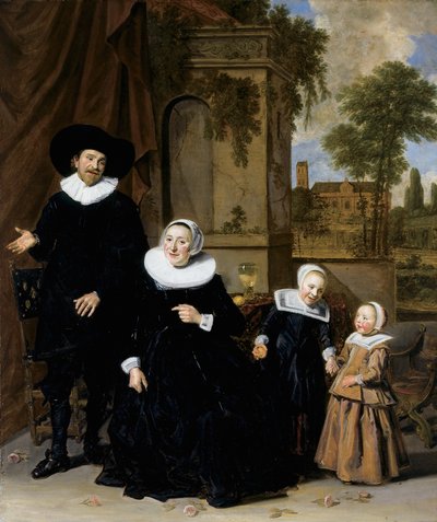 Ritratto di una famiglia olandese da Frans Hals